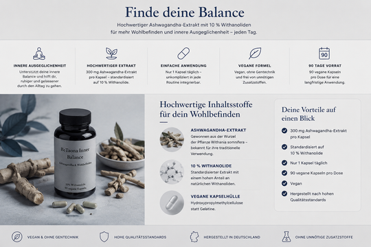BeTaona Inner Balance – Ashwagandha & Wohlbefinden